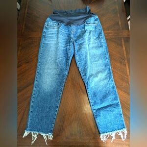 Old Navy Maternity OG Straight Cropped Jeans